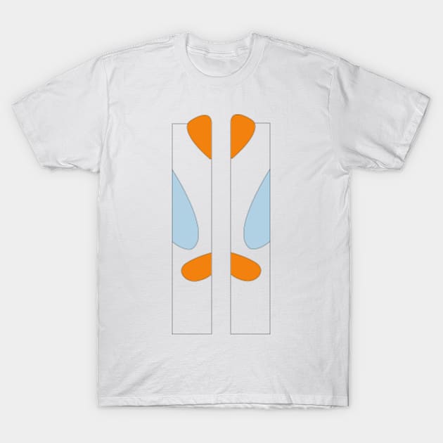 Petals Abstract Design T-Shirt by BenX